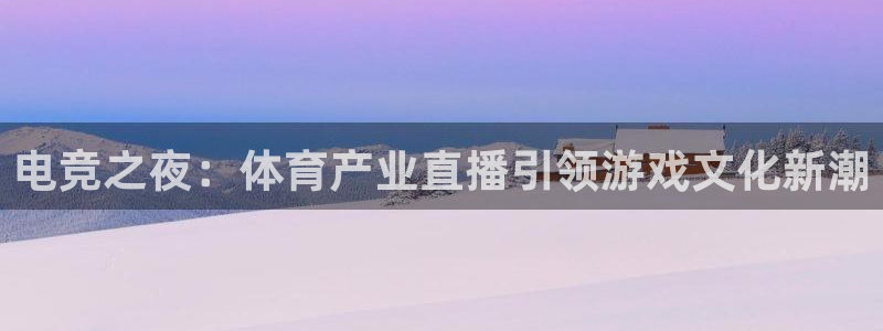 五星体育直播在线观看：电竞之夜：体育产业直播引领游戏文化新潮